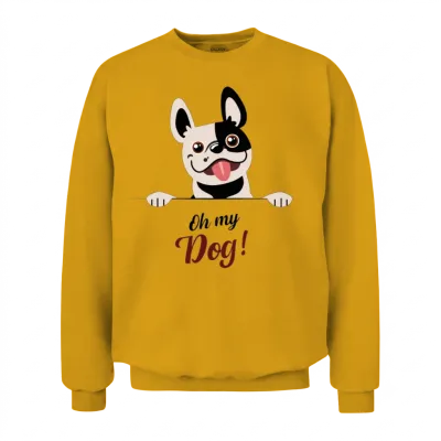 My Dog Unisex Sweatshirt - Gold