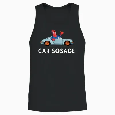 Voiture Sosage 203 Unisex Tank Top - Black