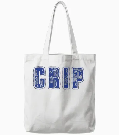 Crip Tote Bags - White