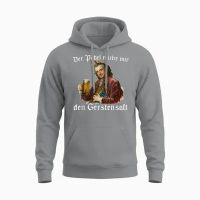 Der Pöbel Reiche Mir Den Gerstensaft Unisex Hoodie - Sport Grey
