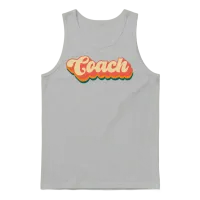 Retro Coach Unisex Tank Top - Ash – 1