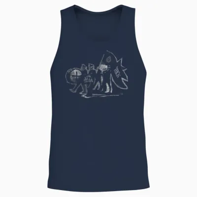 My Chemical Romance Zine Machine Unisex Tank Top - Navy