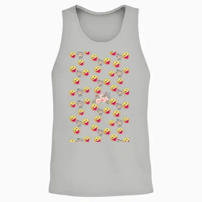 It's Funny - Pattern Unisex Tank Top - Ash