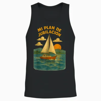My Plan De Jubilee Barco Velero Mar Unisex Tank Top - Black