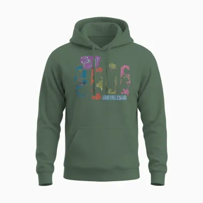 Disney the Aristocats Scat Cat and His Band T-Shirt, Black, S Unisex Hoodie - Military Green