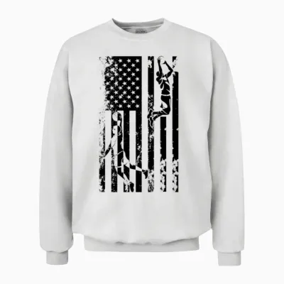 Player Basketball Unisex Sweatshirt - White