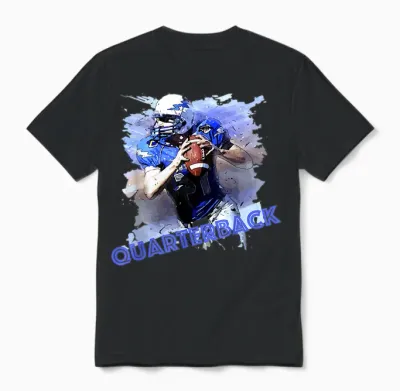Quarterback American Football - Usa Sports T-Shirt Fans Design Unisex T-Shirt - Black