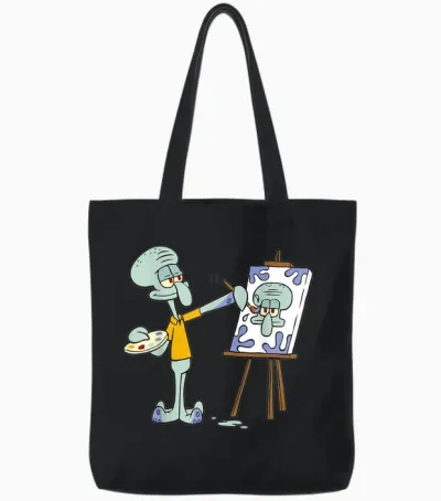 Thaddäus Gemälde in Seinem Haus Tote Bags - Black