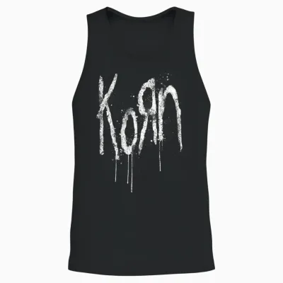 Korn Classic Logo Unisex Tank Top - Black