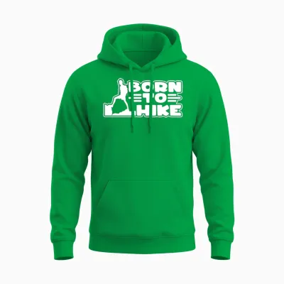 Hiking Rock Climbing Unisex Hoodie - Irish Green