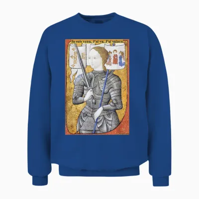 Joan of Arc, Patron Saint of France Unisex Sweatshirt - Royal