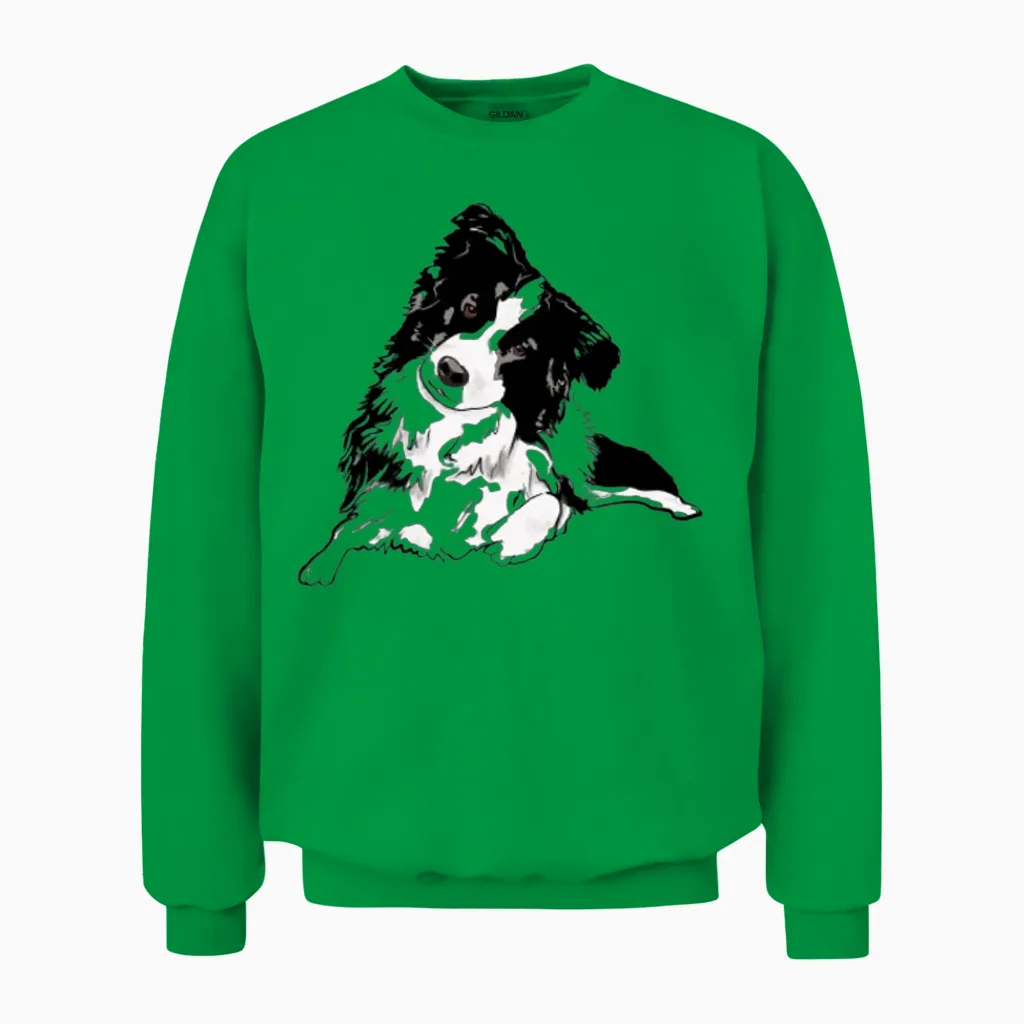 Dog Lover Lovers Unisex Sweatshirt in Irish Green