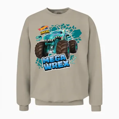 Hot Wheels - Mega Wrex T-Shirt, Black Unisex Sweatshirt - Sand