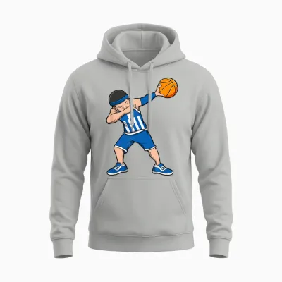 Griechenland Basketball Trikot Griechenland Basketball Unisex Hoodie - Ash