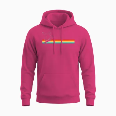 Skating Retro Unisex Hoodie - Heliconia
