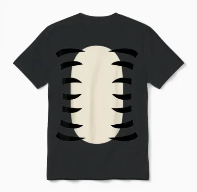 Tiger Shirt Adult Children Men Women Tiger Costume T-Shirt, Orange Unisex T-Shirt - Black