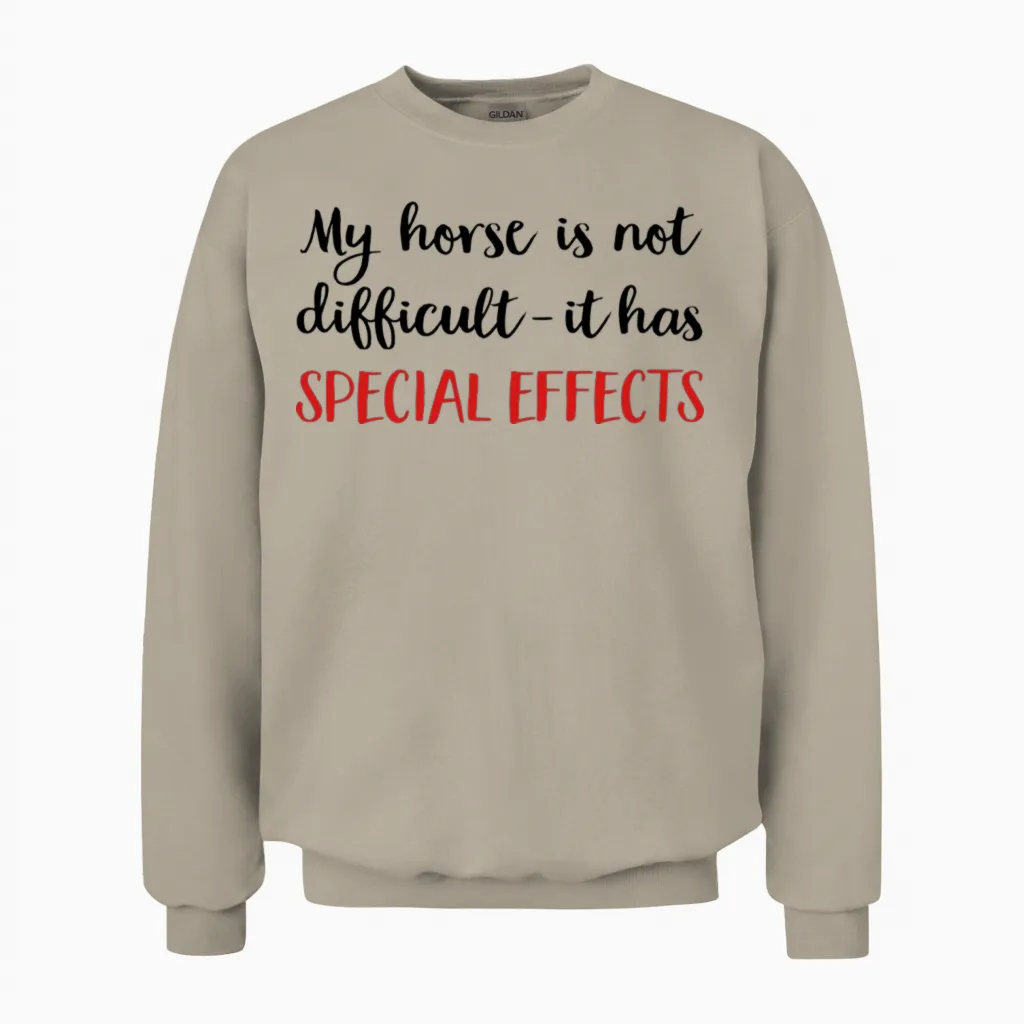 Horse Lovers Unisex Sweatshirt in Sand