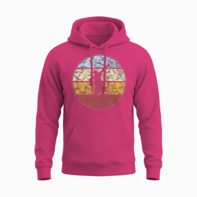 Tennis Retro Unisex Hoodie - Heliconia