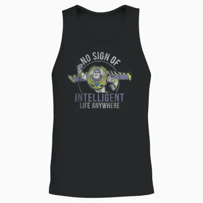 Disney Pixar Toy Story Buzz Lightyear Intelligent Life Unisex Tank Top - Black