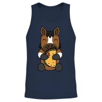 Horse Taco Lover — Lovers Unisex Tank Top - Navy – 2