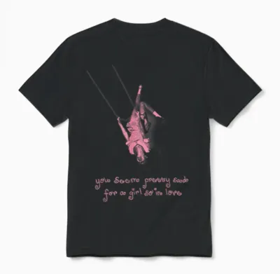 Offizielle Olivia Rodrigo Pink Swing Unisex T-Shirt - Black