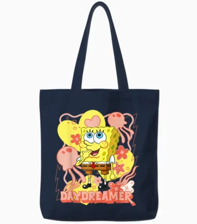 Sponge Bob - Schwammkopf Daydreamer Tote Bags - Navy