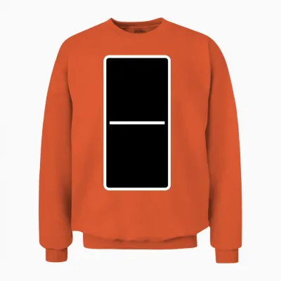 Domino Stone 0:0 - Variable Color - Vector Design! Unisex Sweatshirt - Orange
