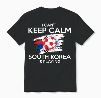 Drapeau De La Corée Du Sud - Joueur De Football - Corée Du Sud Unisex T-Shirt - Black