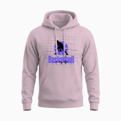 Basketball Passion - Sporty Collection Unisex Hoodie - Light Pink