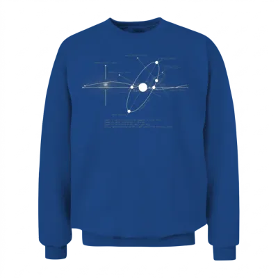 Solar Systems Diagram Astronomy Astronomer Space Unisex Sweatshirt - Royal