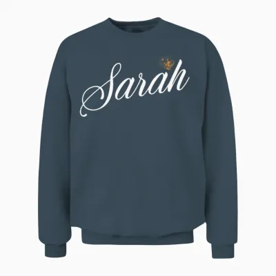 Sarah Custom Name for Women Kids Toddlers - Sarah Unisex Sweatshirt - Dark Heather