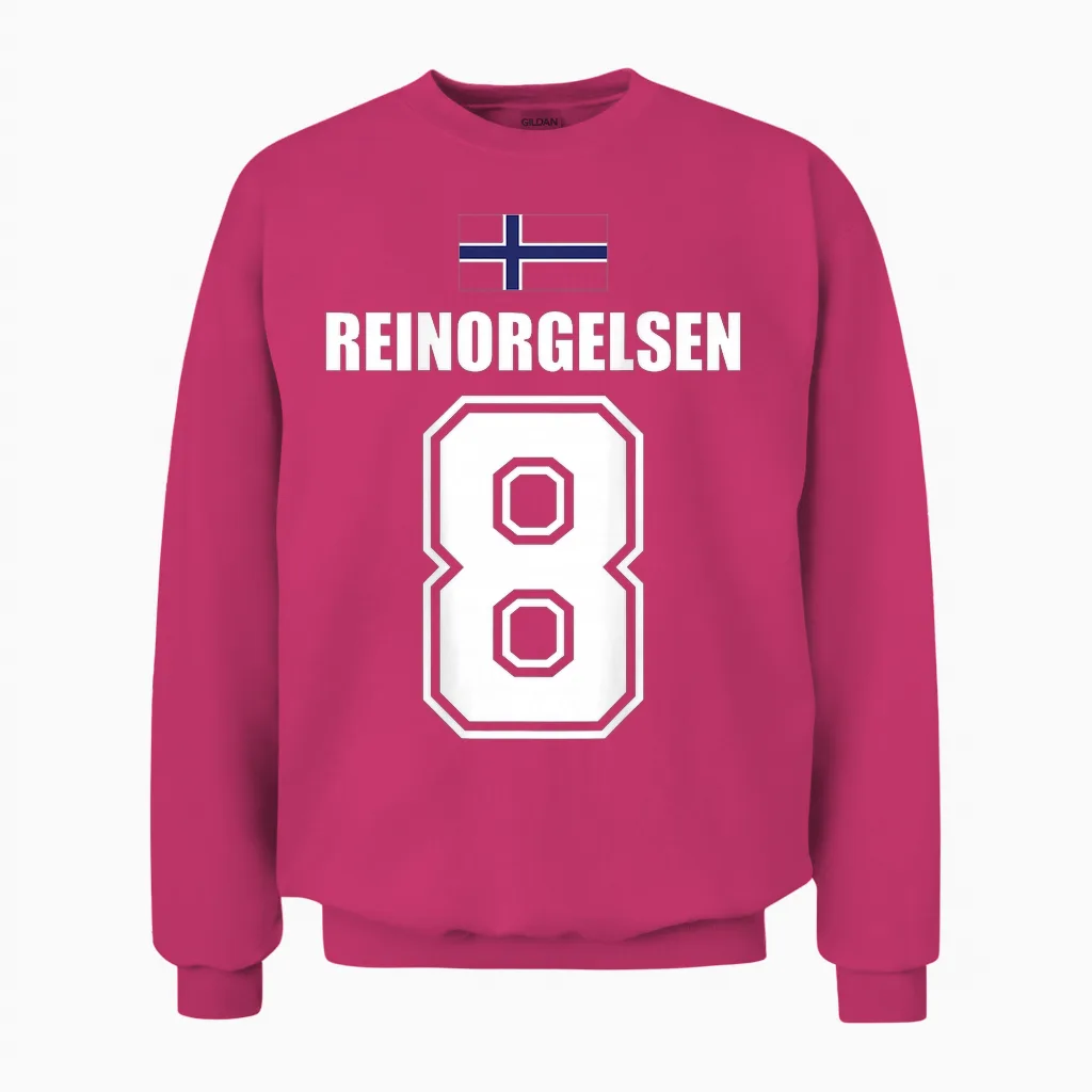 Lustige Namen Norwegen Trikot Für Mallorca Und Die Party Unisex Sweatshirt in Heliconia