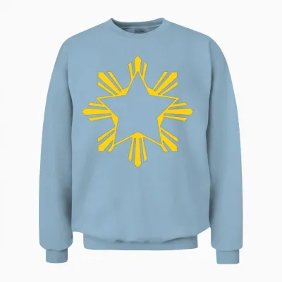Sun Star Filipino, Pinoy Pride Unisex Sweatshirt - Light Blue