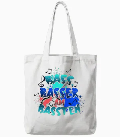 Bass Players, Bassist, Bass Guitarists Guitarist Tote Bags - White