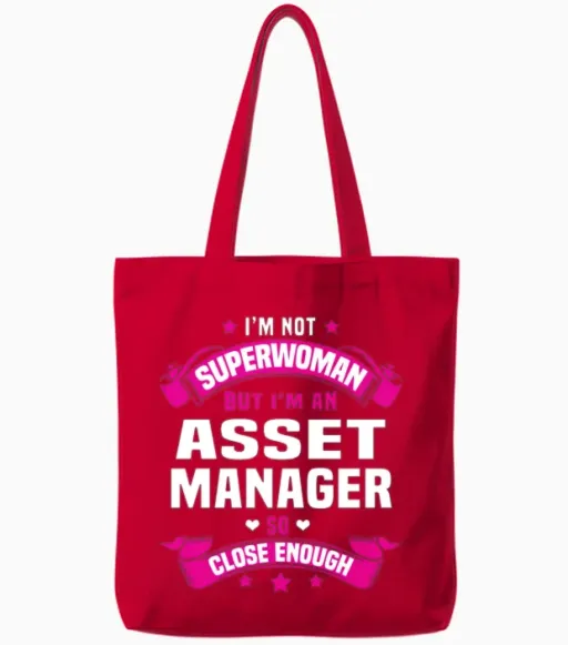 Asset Manager Tote Bags - Red