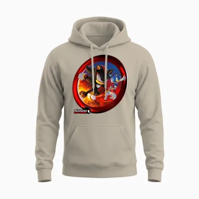 Sonic the Hedgehog, Fearless: Year of Shadow Key Art Unisex Hoodie - Sand