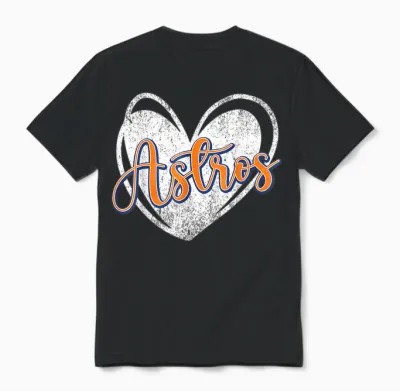 Vintage Astro Retro Style 70s 80s 90s First Name Unisex T-Shirt - Black