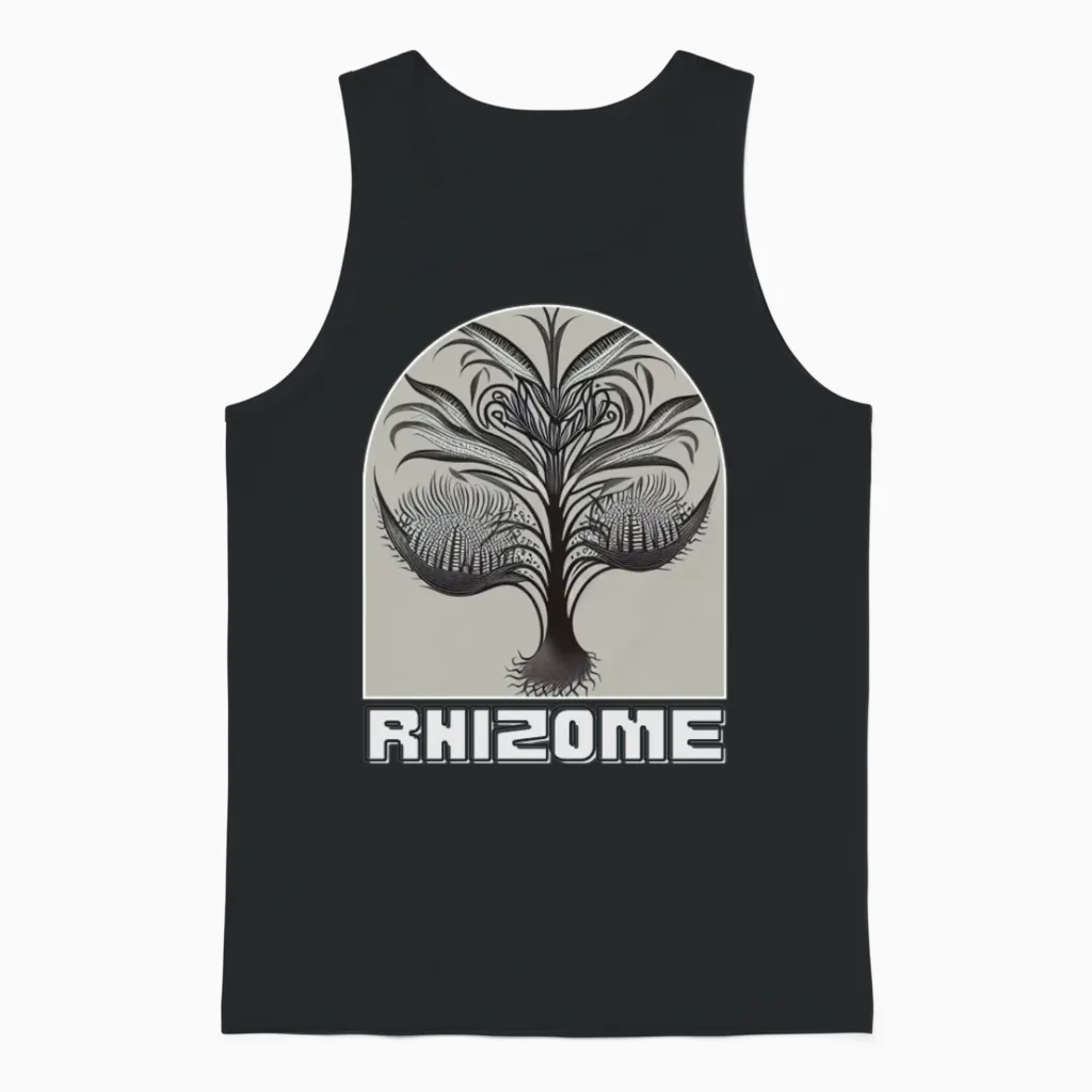 Wild Wonders Unisex Tank Top in Black