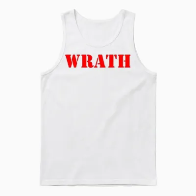 Wrath Unisex Tank Top - White