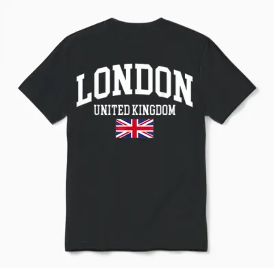 London London England England Uk English Unisex T-Shirt - Black