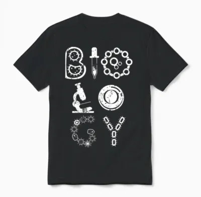 Funny Biology Shirt Biology Unisex T-Shirt - Black