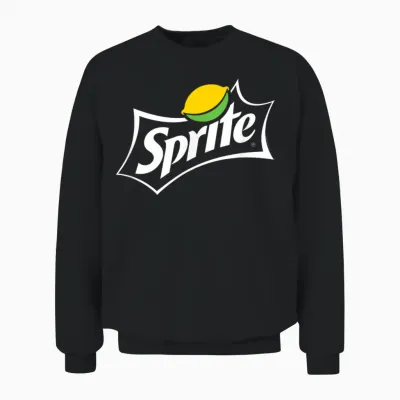 Coca Cola Sprite Logo Unisex Sweatshirt - Black