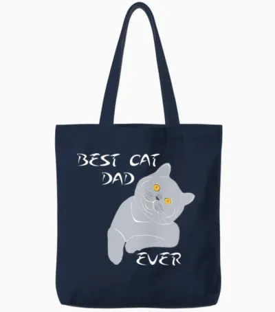 Funny Animals Tote Bags - Navy