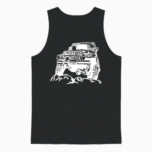 Jeep Unisex Tank Top in Black