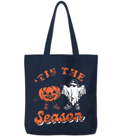 This the Season Funny Hallooween Tote Bags - Navy