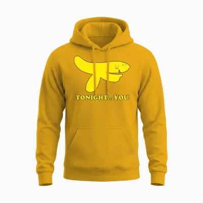 Hand Banana Unisex Hoodie - Gold