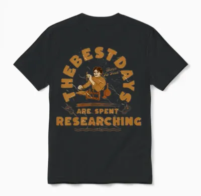 Funny Research Unisex T-Shirt - Black