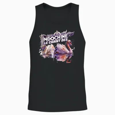 Les Cygnes D'indochine Design Woman Man Child Girl Son T-Shirt, Black, S Unisex Tank Top - Black