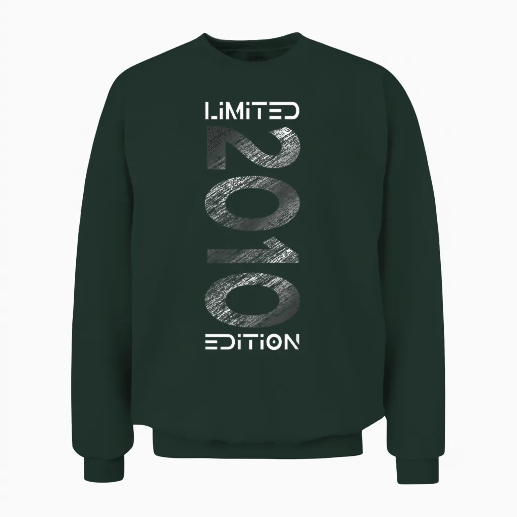 Limited Edition Jahrgang 2010 Junge Mädchen 16. Geburtstag Unisex Sweatshirt in Forest
