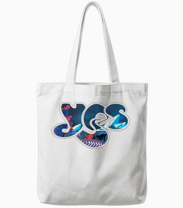 Ja - Drama Logo Tote Bags in White